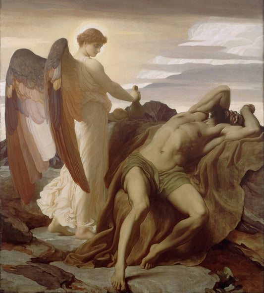 Frederic Leighton’s Elijah in the Wilderness: Stillness as Revelation - Quipham Collections