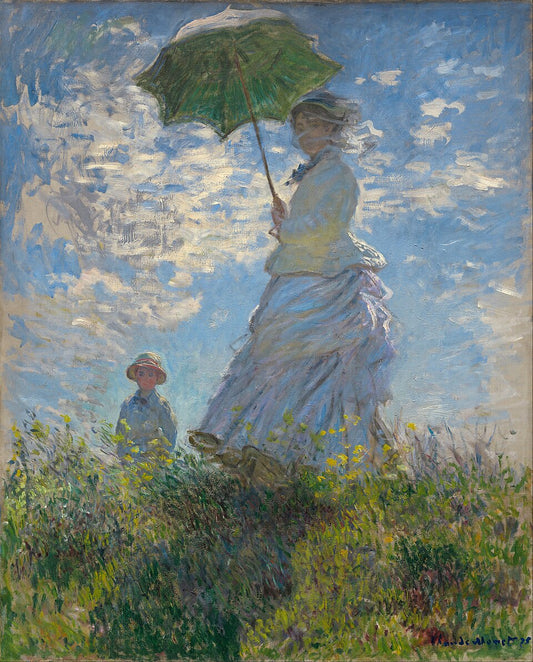The Elegance of Impressionism: Monet’s Woman with a Parasol as Wall Art