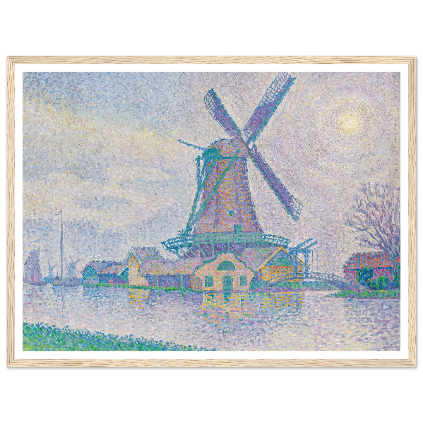 Moulin d’Edam (1896) Art Print | Paul Signac-Quipham Collections