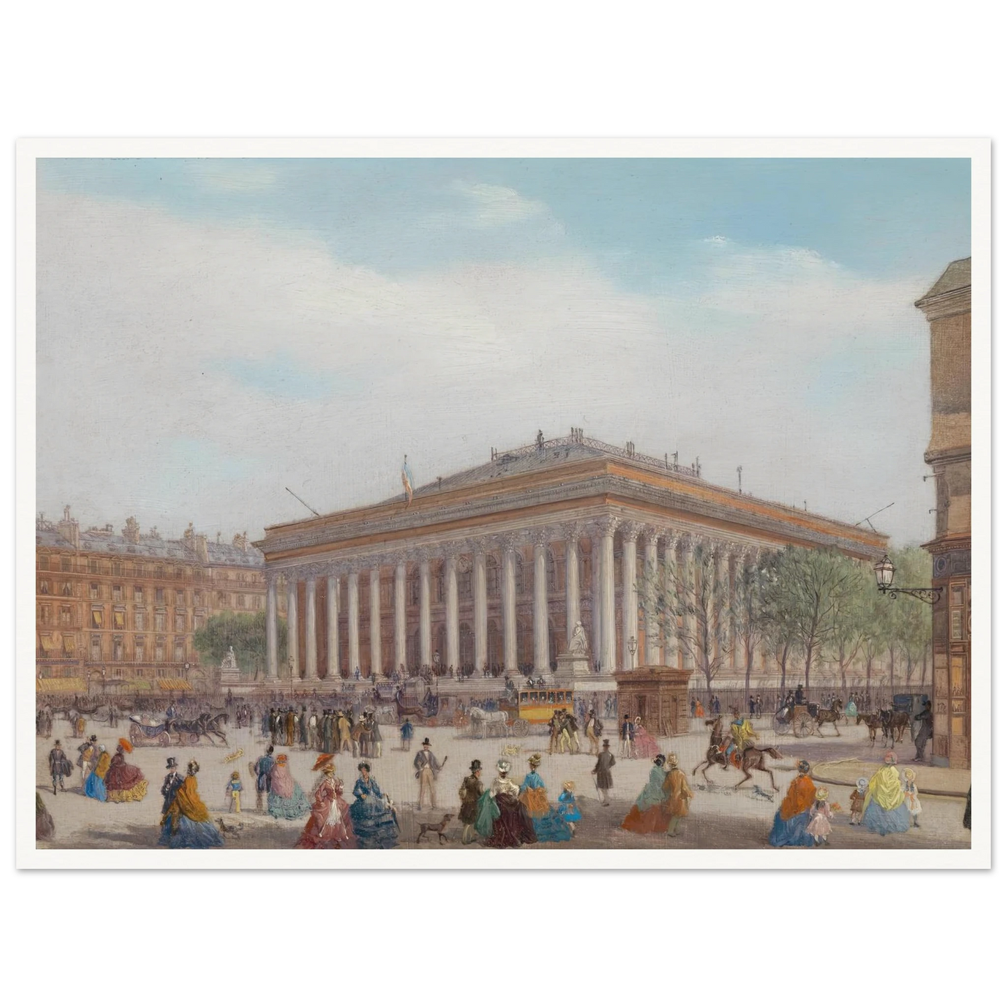 Paris Bourse Art Print | Carlo Bossoli-Quipham Collections