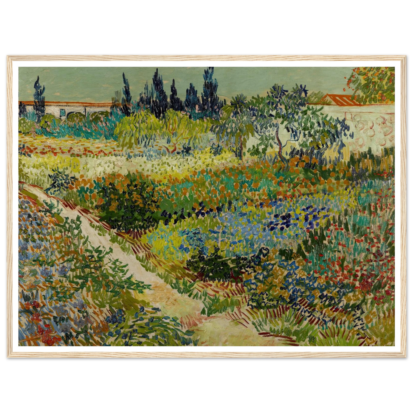 Garden at Arles Art Print | Vincent van Gogh-Quipham Collections