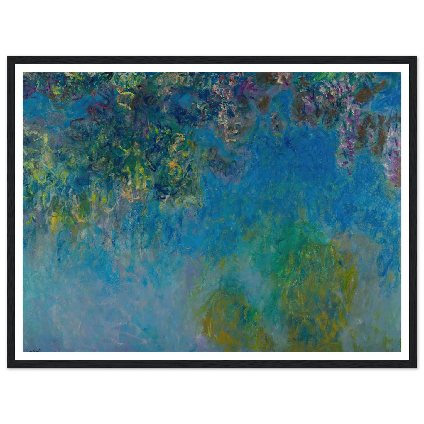 Wisteria (circa 1925) Art Print | Claude Monet-Quipham Collections