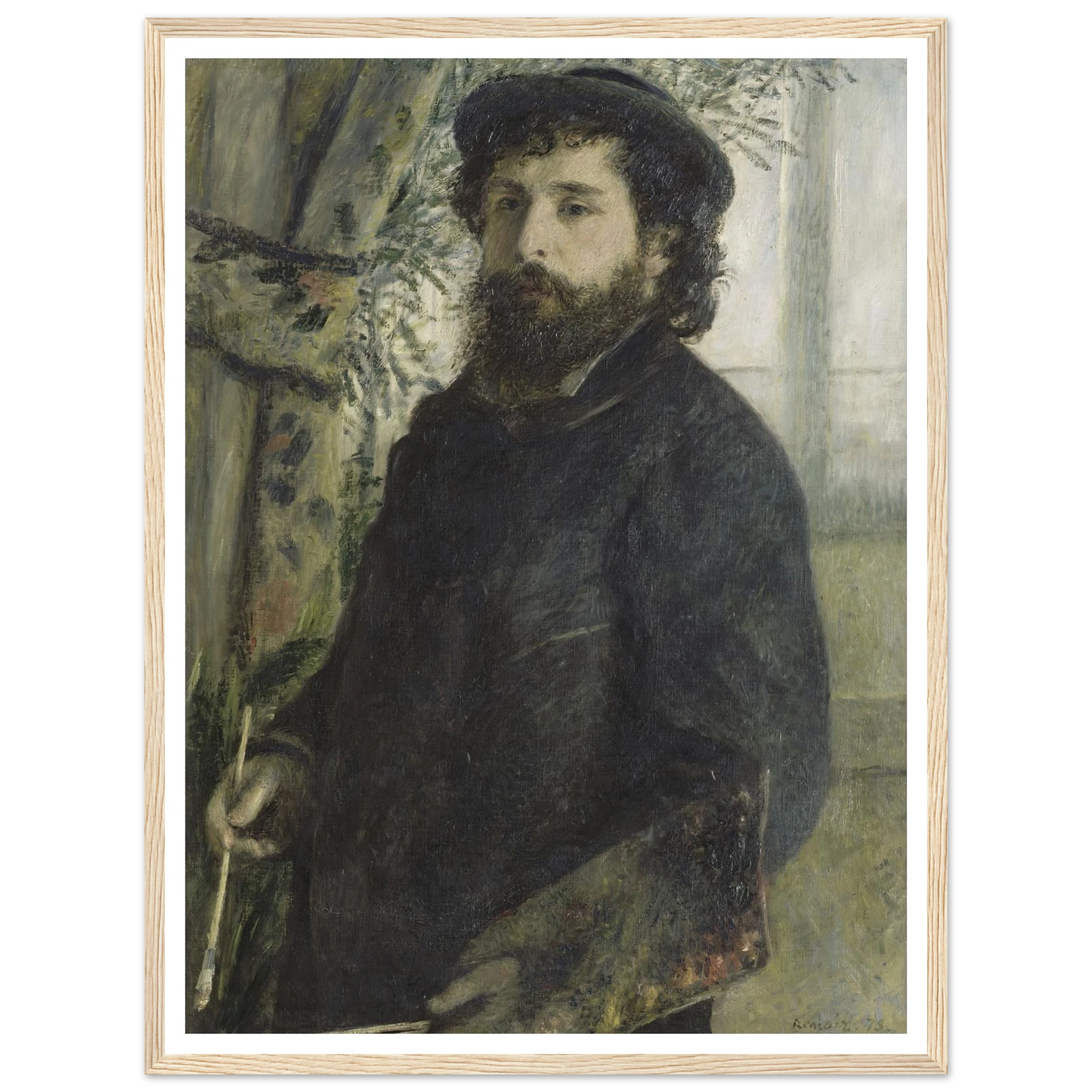 Claude Monet (1875) Art Print | Pierre Auguste Renoir-Quipham Collections
