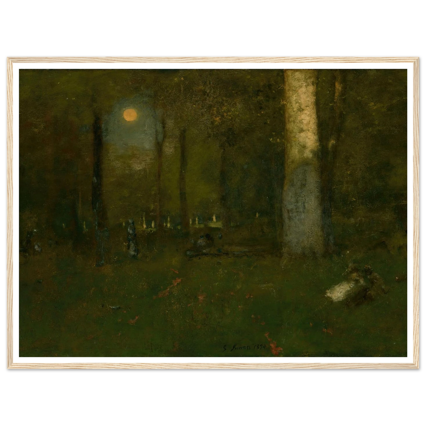 Picnic in the Woods, Montclair, New Jersey (1894) Art Print | George Inness-Quipham Collections