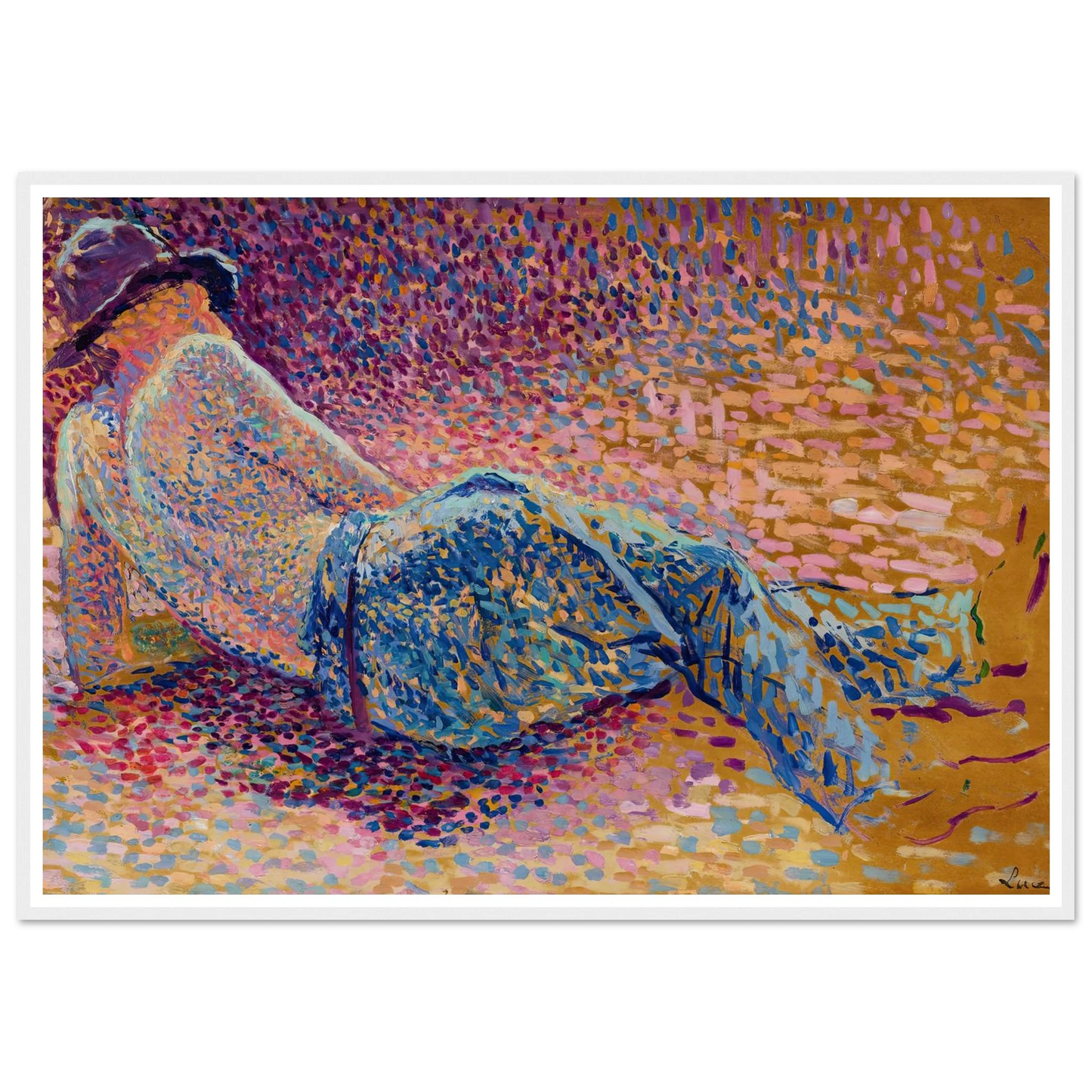 Le repos de l’ouvrier (circa 1888) Art Print | Maximilien Luce-Quipham Collections