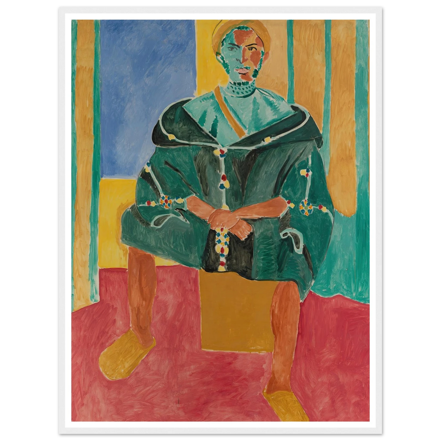 Seated Riffian (Le Rifain assis) (1912) Art Print | Henri Matisse-Quipham Collections