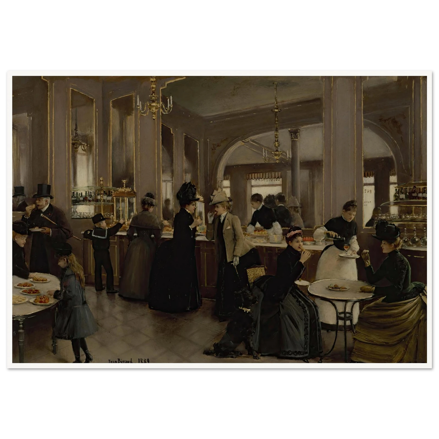La pâtisserie Gloppe (1889) Art Print | Jean Beraud-Quipham Collections