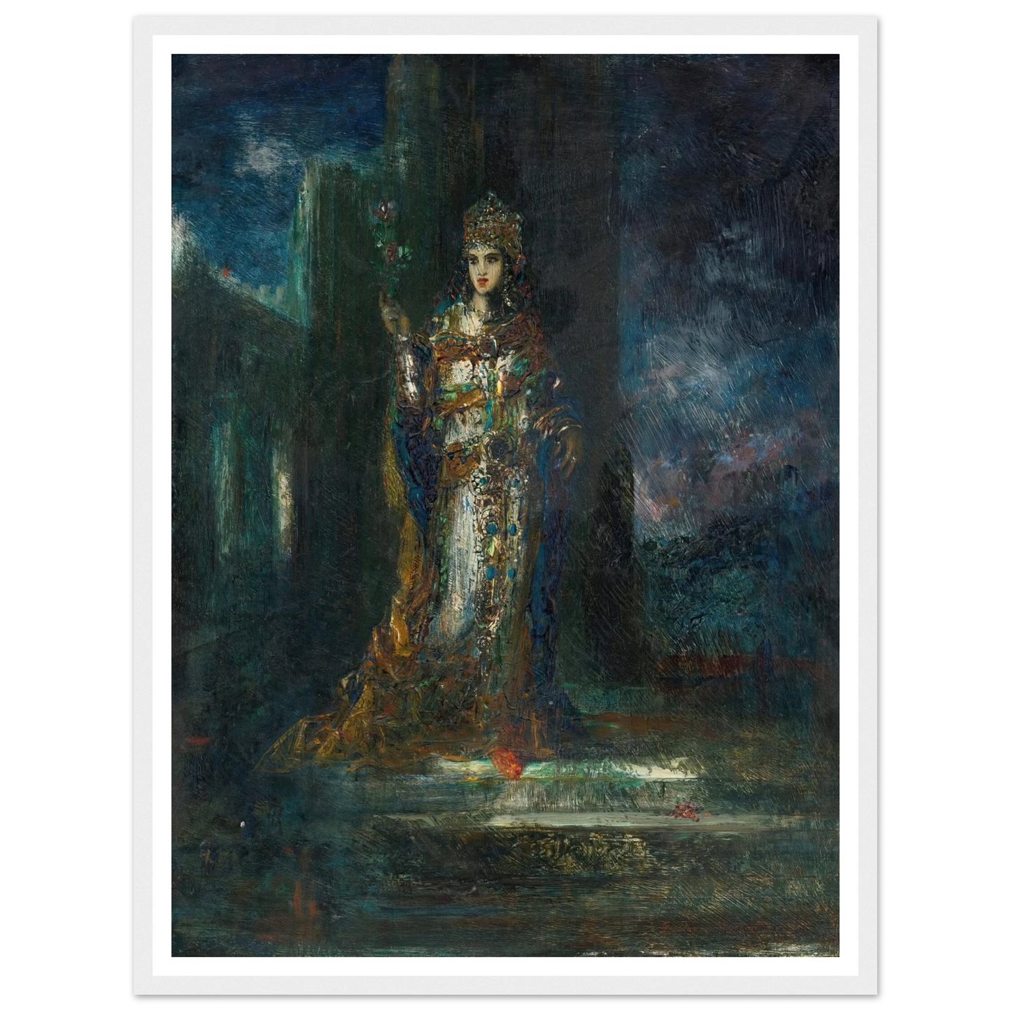 La Fiancée De La Nuit Art Print | Gustave Moreau-Quipham Collections