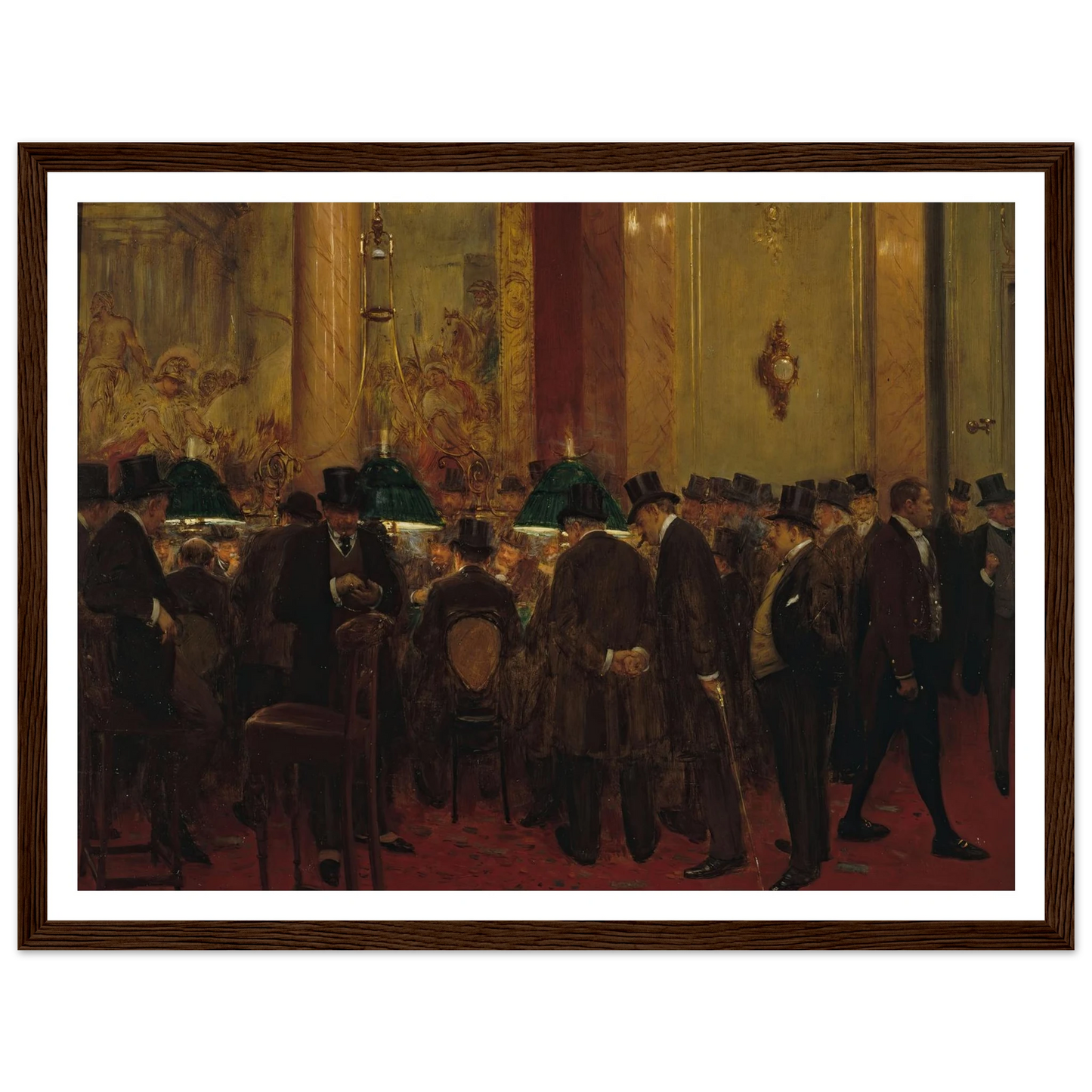 Au cercle (1908) Art Print | Jean Beraud-Quipham Collections