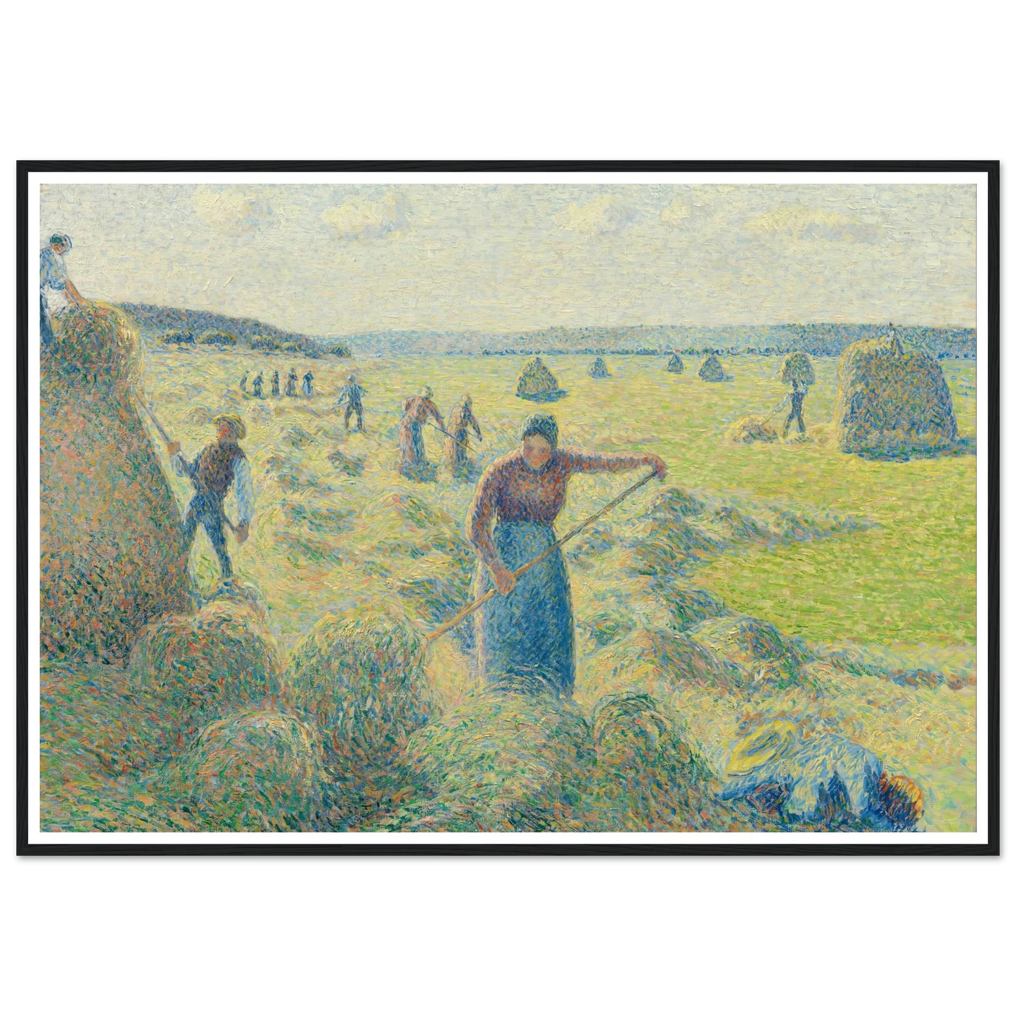 La Récolte des Foins, Éragny Art Print | Camille Pissarro-Quipham Collections