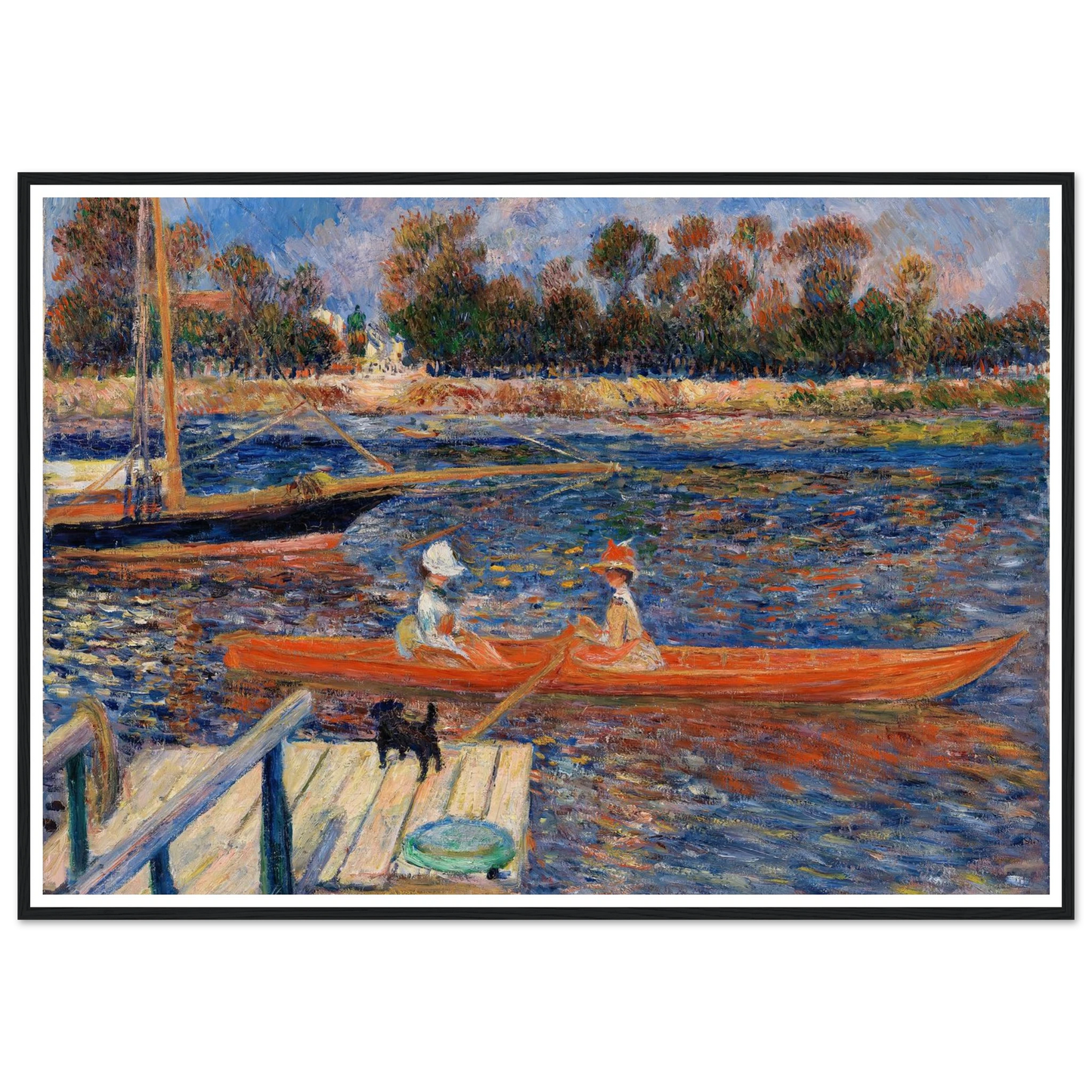 The Seine at Argenteuil (La Seine à Argenteuil) (1888) Art Print | Pierre Auguste Renoir-Quipham Collections