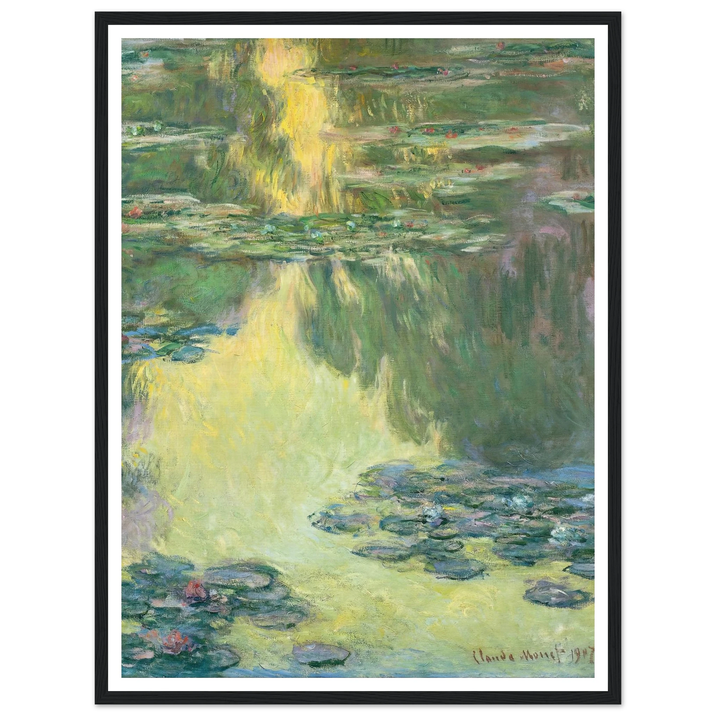 Waterlilies (1907) Art Print | Claude Monet-Quipham Collections