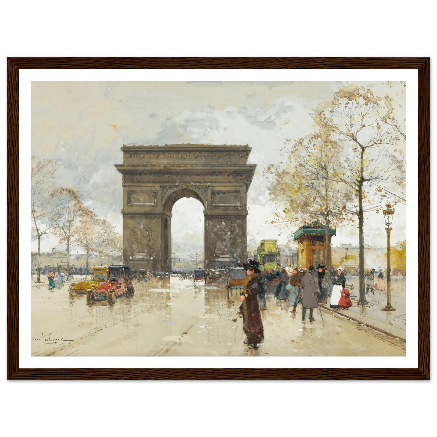 L’arc De Triomphe Art Print | Eugene Galien Laloue-Quipham Collections