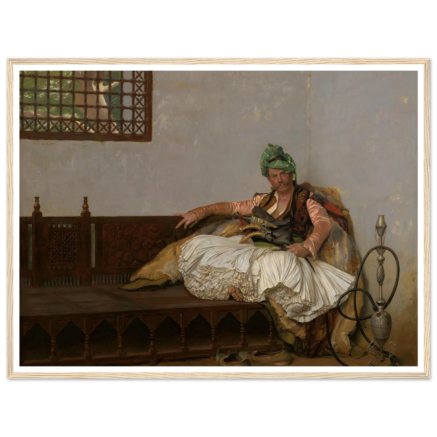 A Bashi-Bazouk Chieftan (circa 1880-82) Art Print | Jean Leon Gerome-Quipham Collections