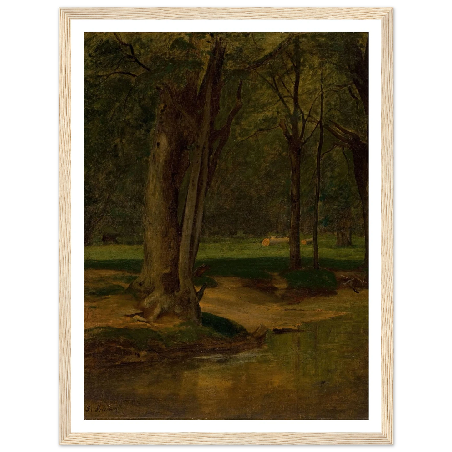Trout Stream, North Conway (circa 1875-76) Art Print | George Inness-Quipham Collections