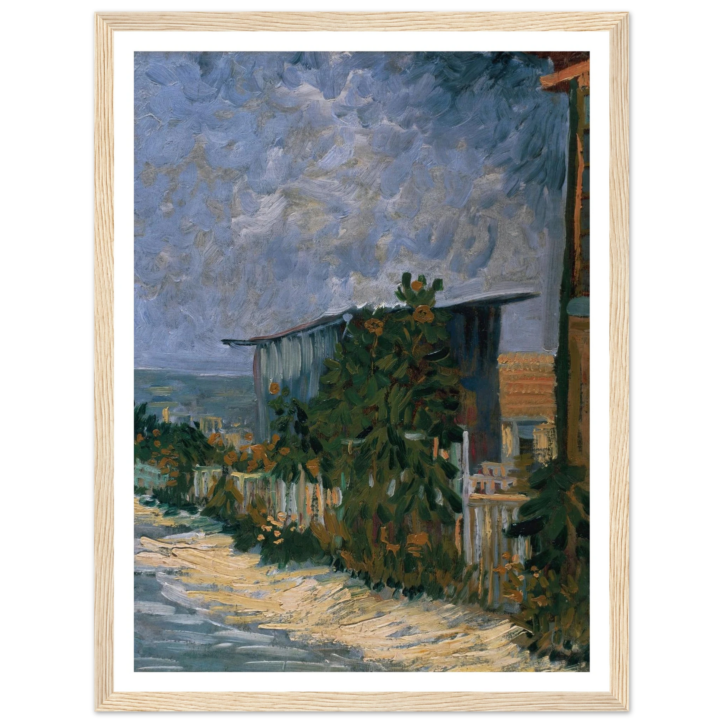Shelter on Montmartre (1887) Art Print | Vincent van Gogh-Quipham Collections