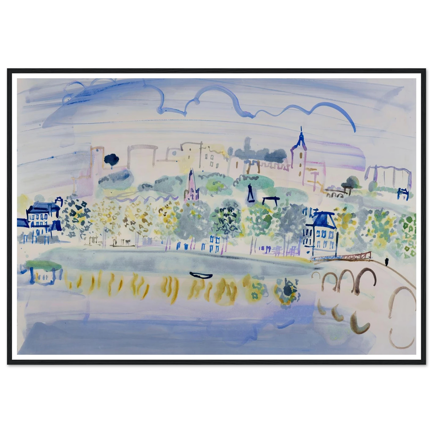Chinon (Quinone) (1938) Art Print | Raoul Dufy-Quipham Collections