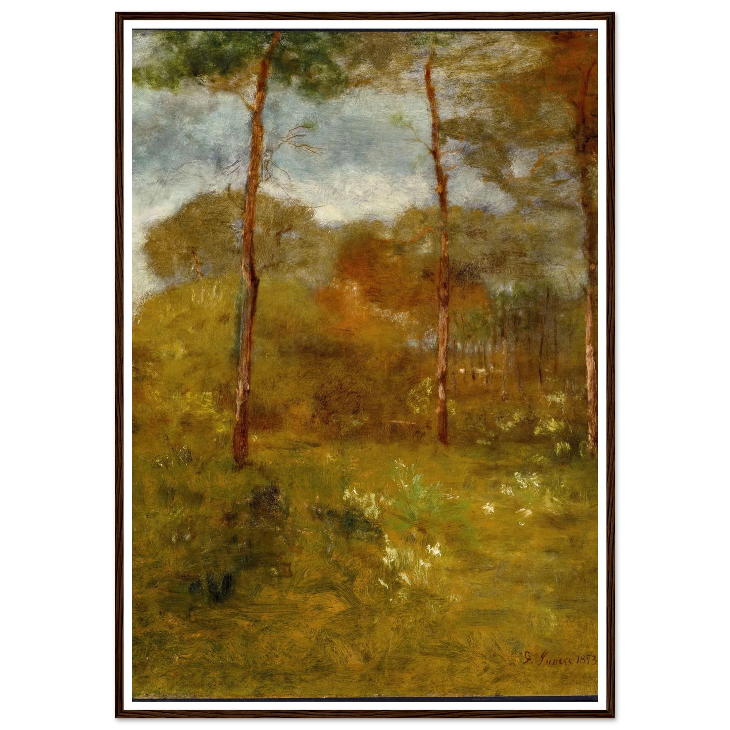 Orange Road, Tarpon Springs (1893) Art Print | George Inness-Quipham Collections