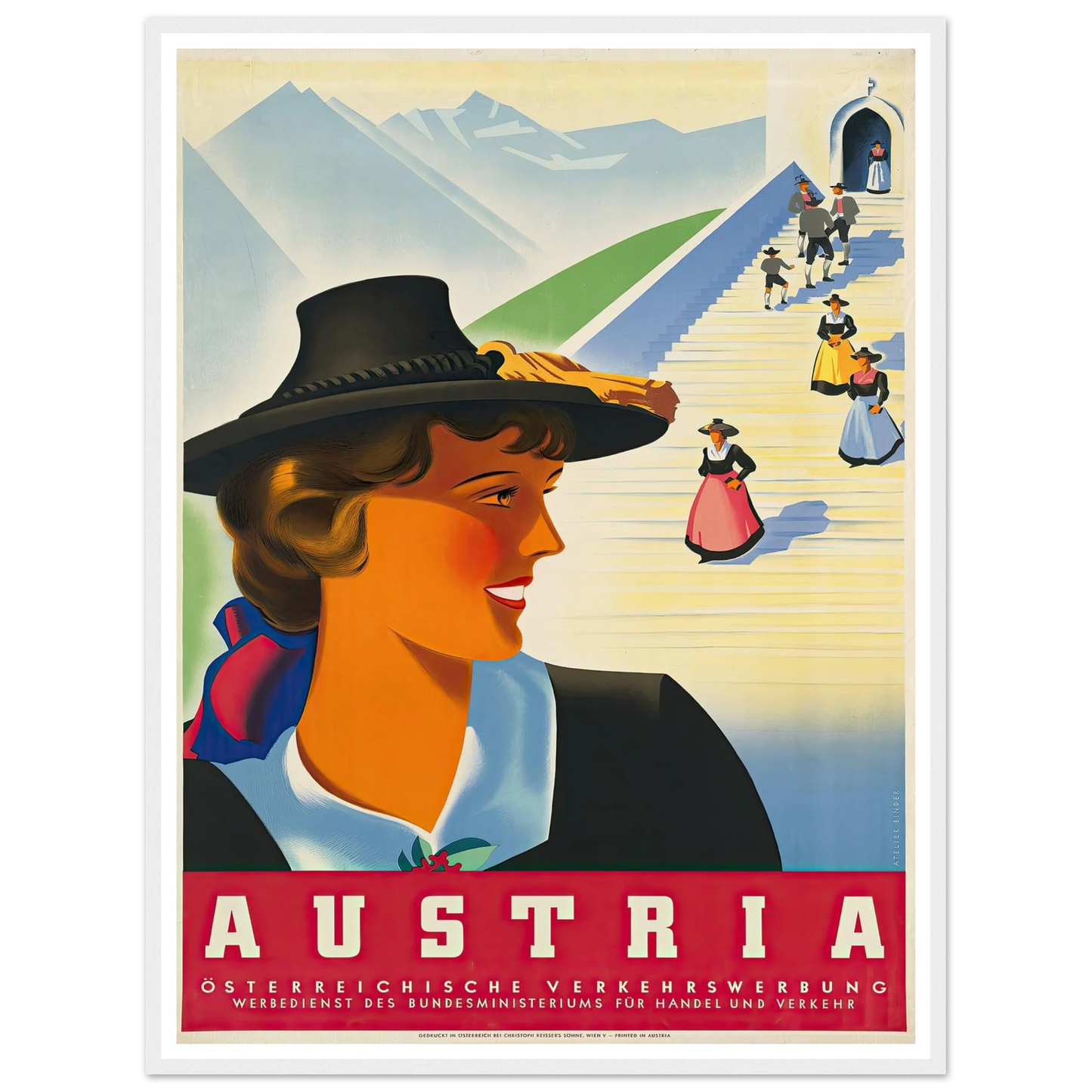 Austria Art Print | Joseph Binder-Quipham Collections