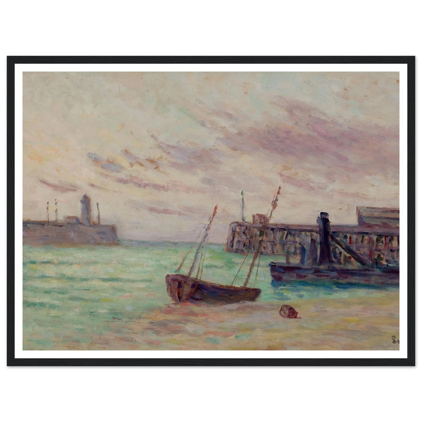 Le Entrée du Port Art Print | Maximilien Luce-Quipham Collections