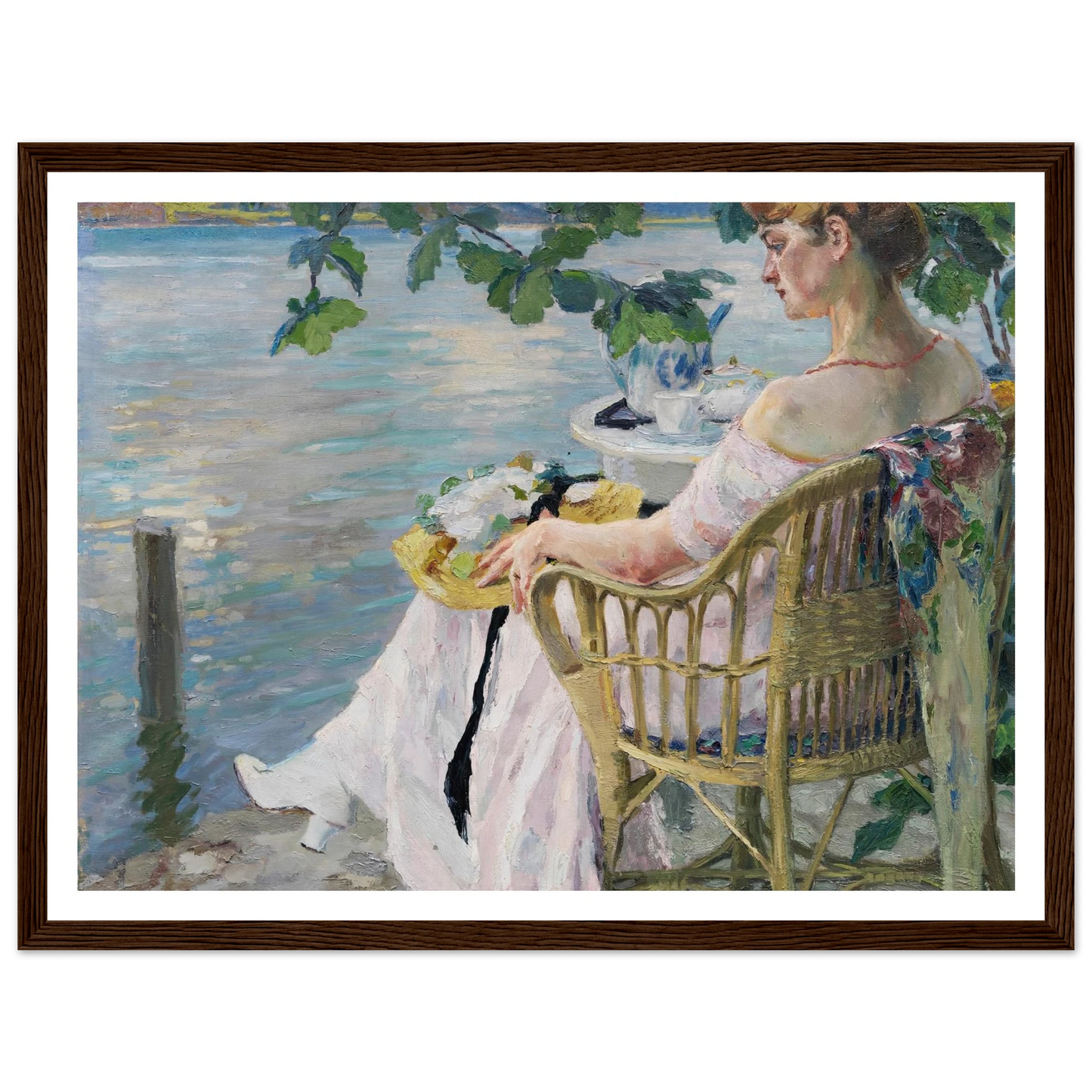 Summer evening (1916) Art Print | Edward Cucue-Quipham Collections