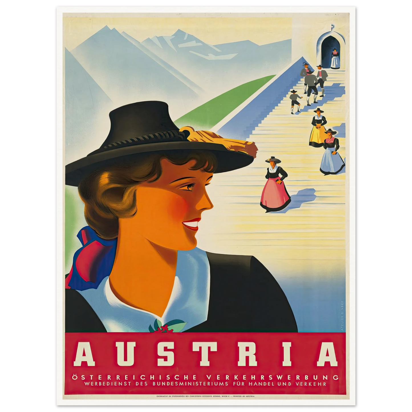 Austria Art Print | Joseph Binder-Quipham Collections