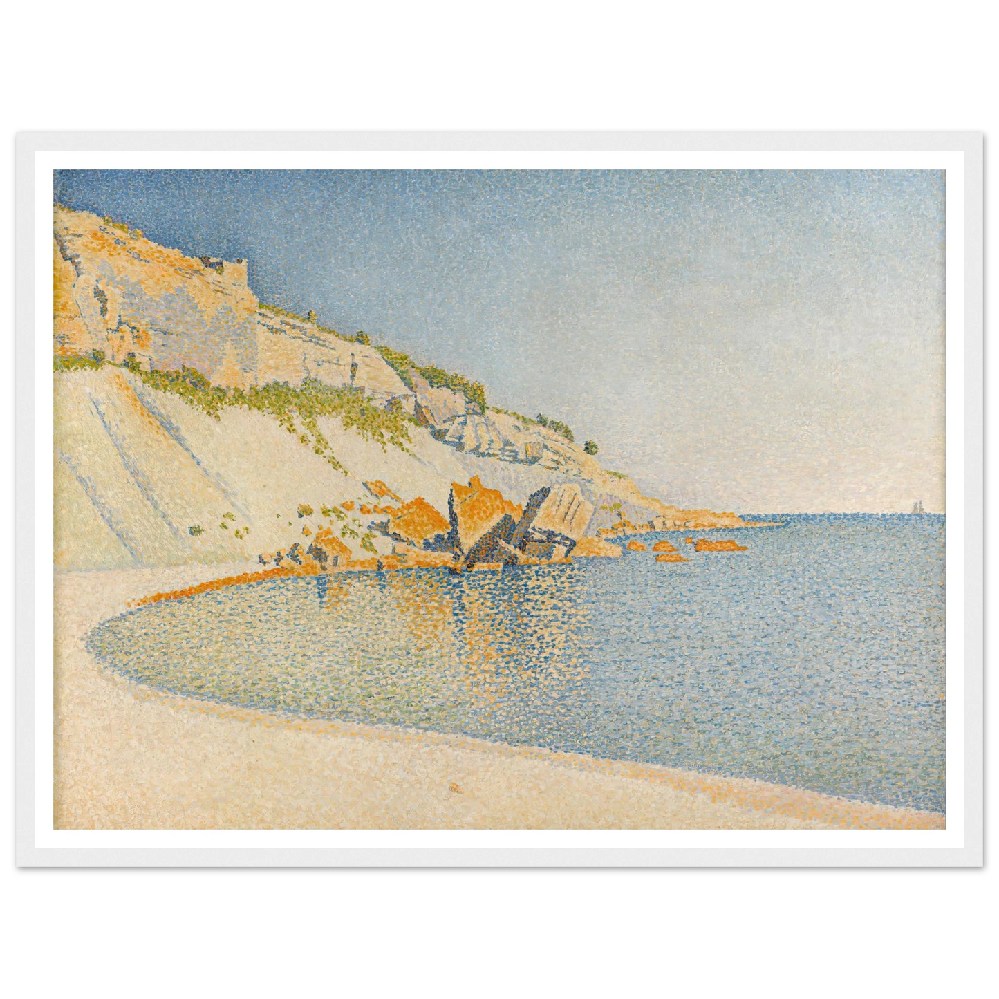 Cassis, Cap Lombard, Opus 196 Art Print | Paul Signac-Quipham Collections