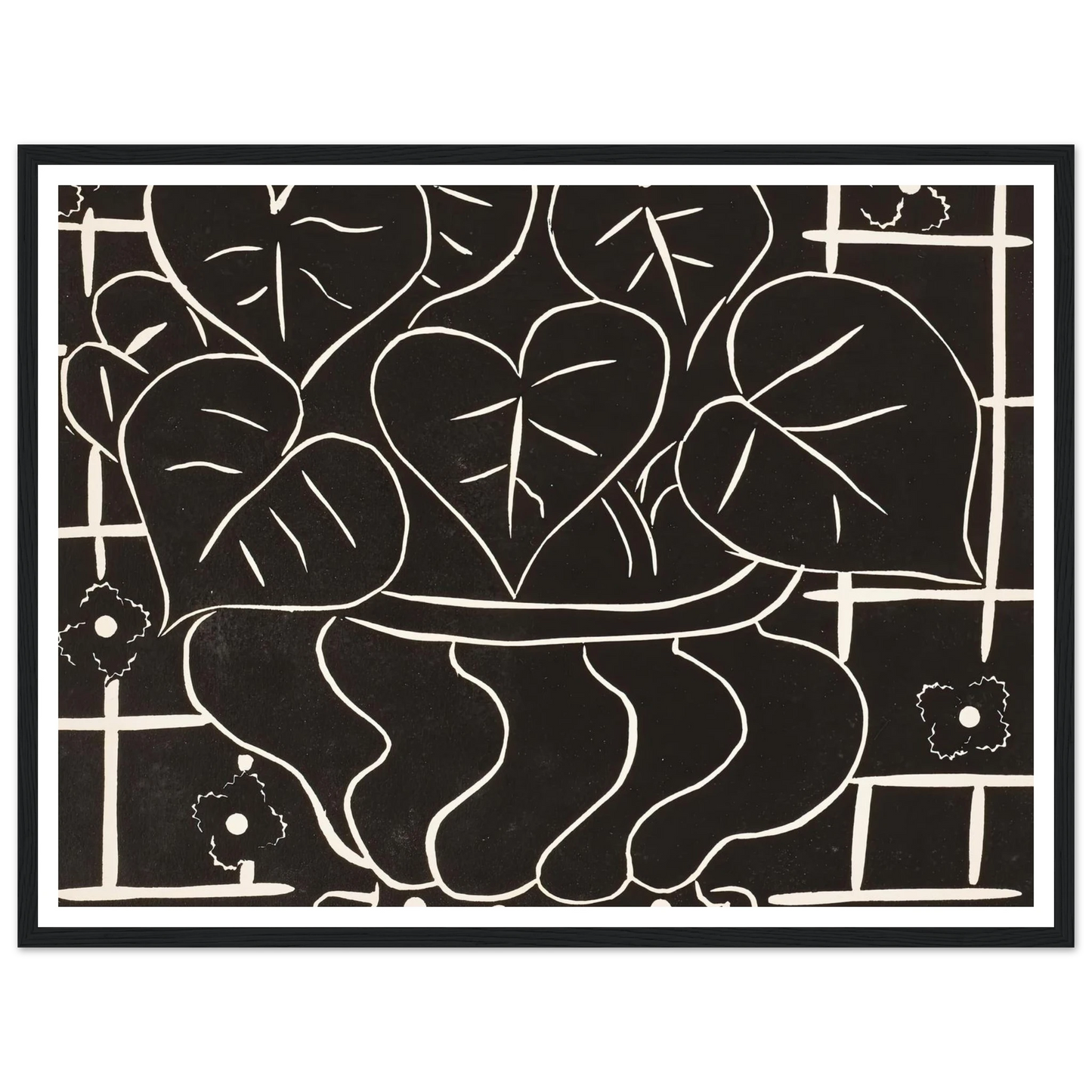 Corbeille de bégonias I (1938) Art Print | Henri Matisse-Quipham Collections