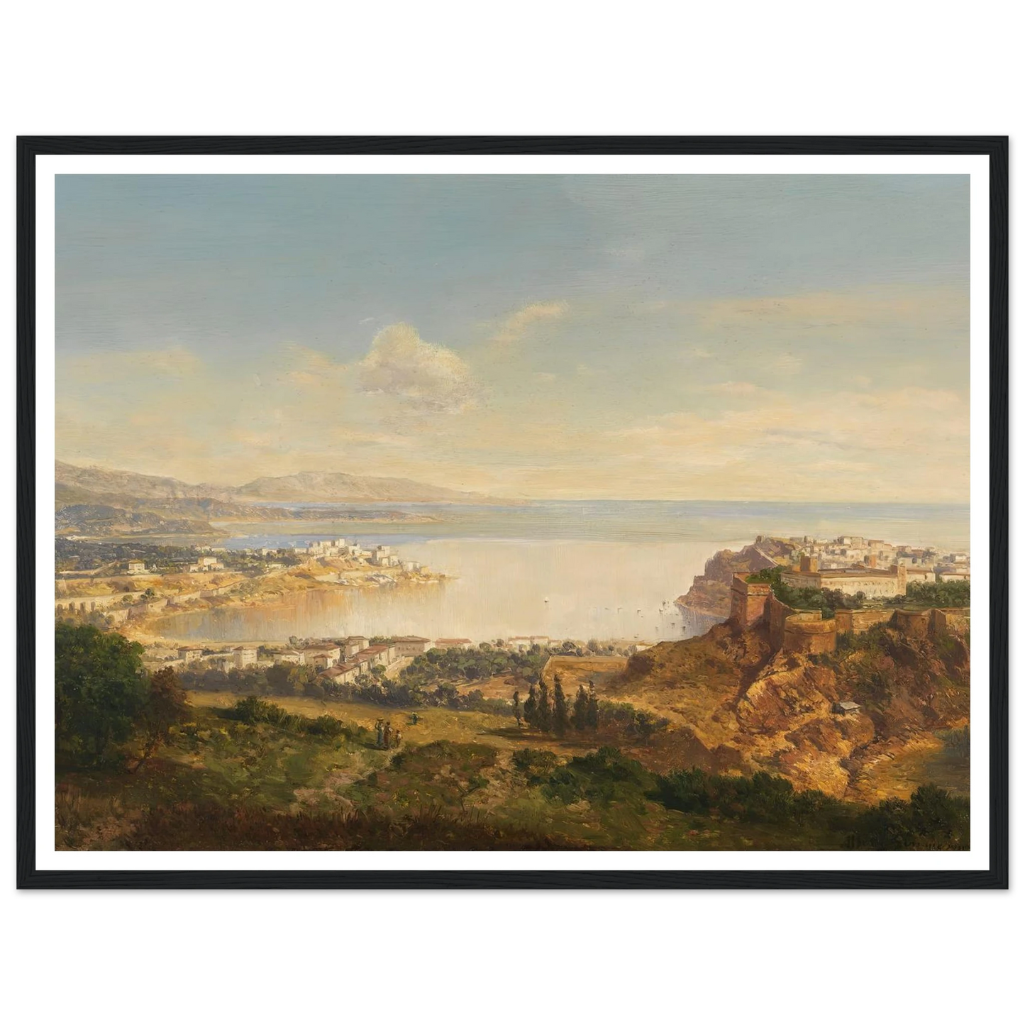 Monaco (Riviera di Ponente) (1865) Art Print | Albert Zimmermann-Quipham Collections