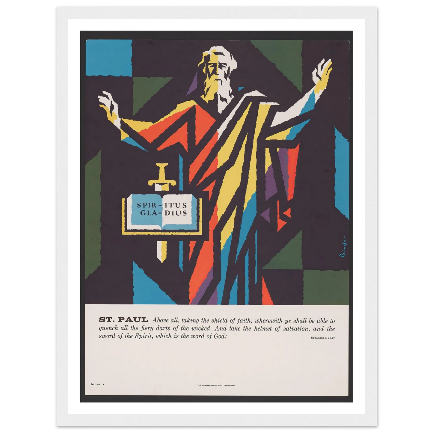 St. Paul (1962) Art Print | Joseph Binder-Quipham Collections