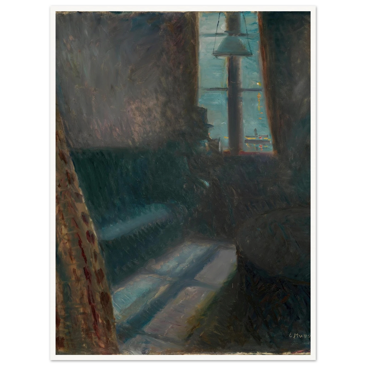 Night in Saint-Cloud (1890) Art Print | Edvard Munch-Quipham Collections