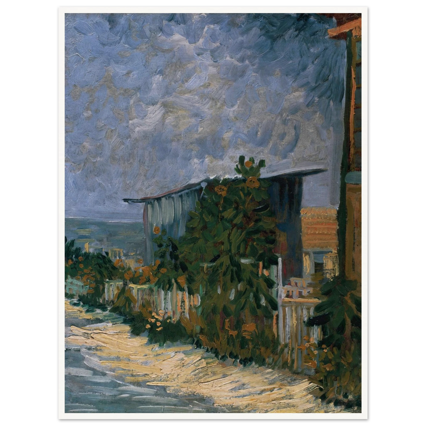 Shelter on Montmartre (1887) Art Print | Vincent van Gogh-Quipham Collections