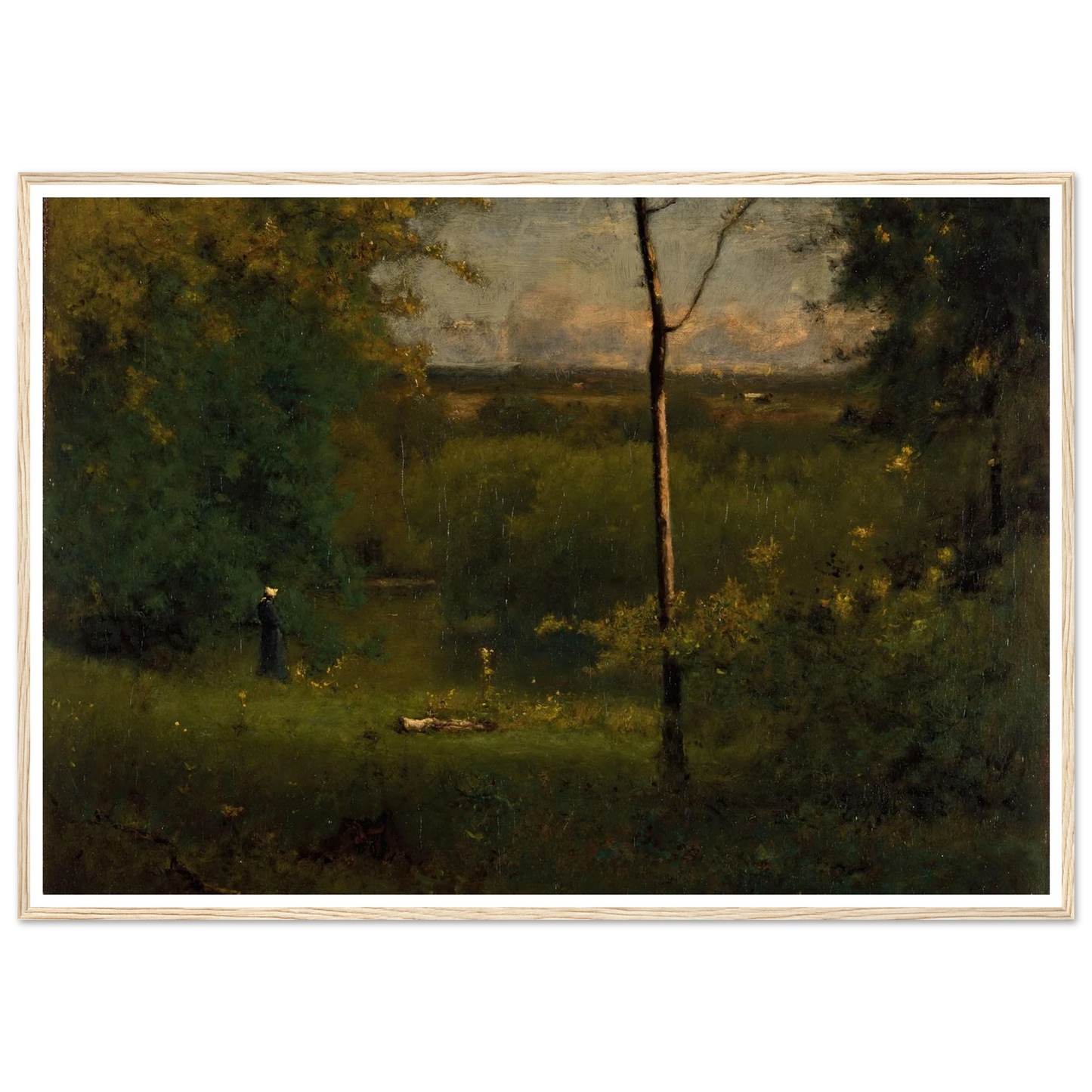 Looking over the River (1886) Art Print | George Inness-Quipham Collections