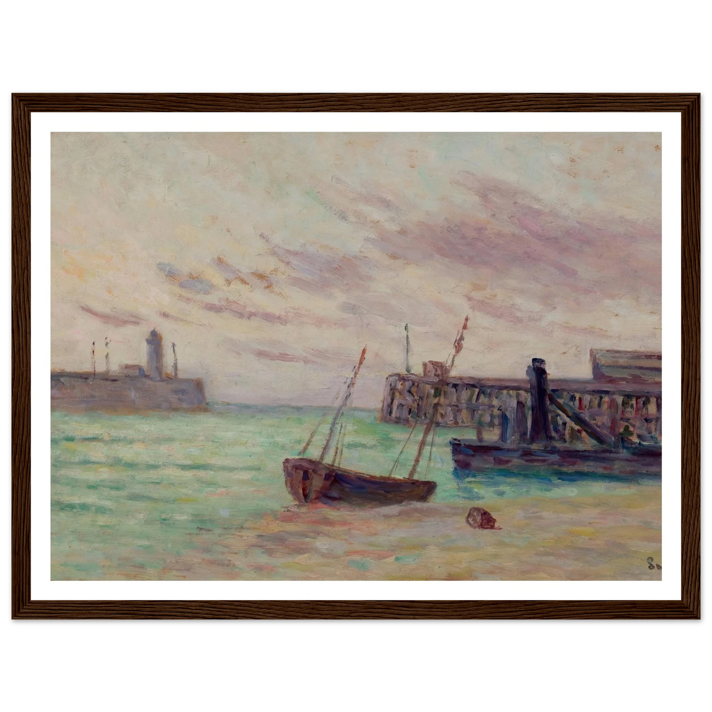 Le Entrée du Port Art Print | Maximilien Luce-Quipham Collections