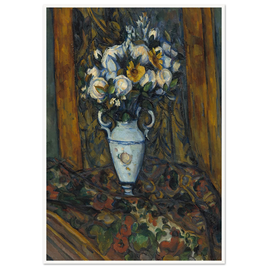 Vase of Flowers (1900-1903) Art Print | Paul Cezanne-Quipham Collections
