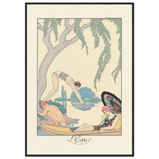 L’Eau (Water) (1922–1926) Art Print | George Barbier-Quipham Collections