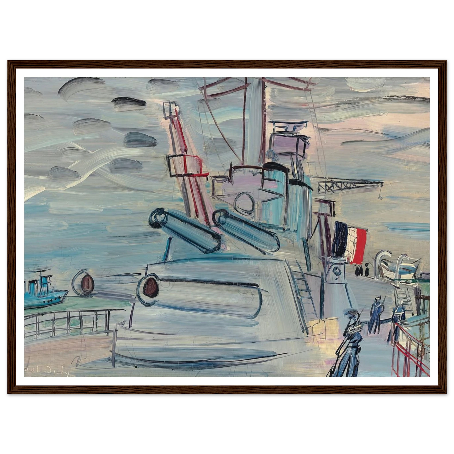 A bord de la flotte (1939) Art Print | Raoul Dufy-Quipham Collections