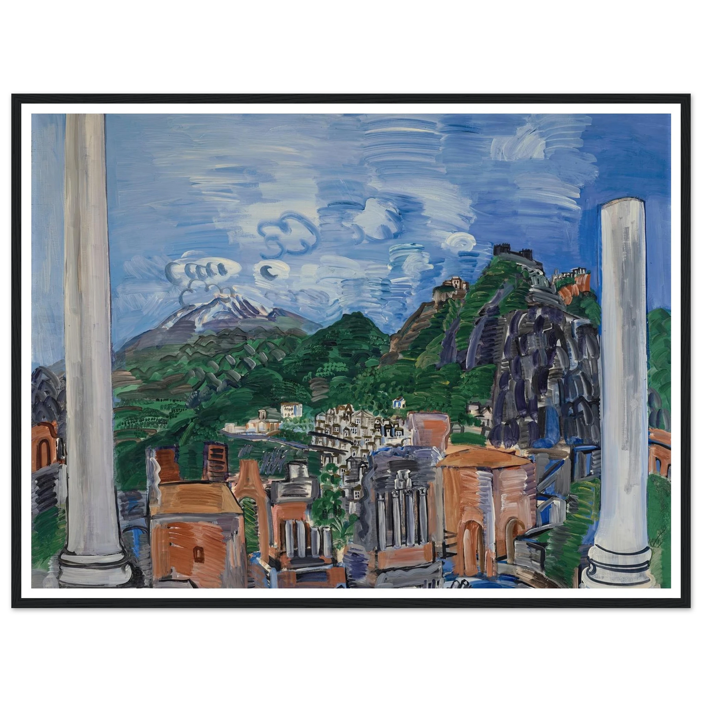 Le théâtre antique de Taormina (1923) Art Print | Raoul Dufy-Quipham Collections