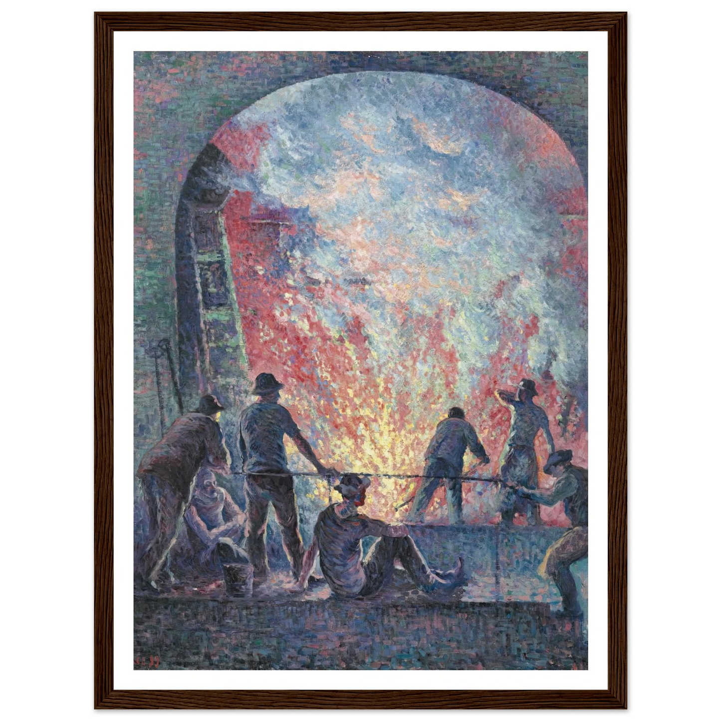 L’Acierie (1899) Art Print | Maximilien Luce-Quipham Collections