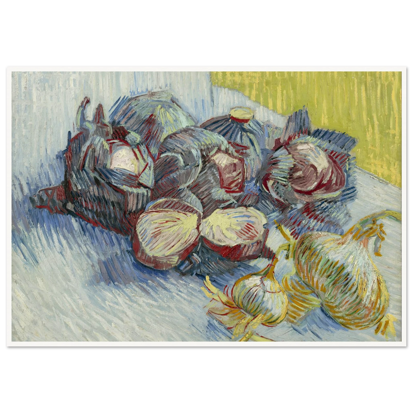 Red cabbages and onions (1887) Art Print | Vincent van Gogh-Quipham Collections