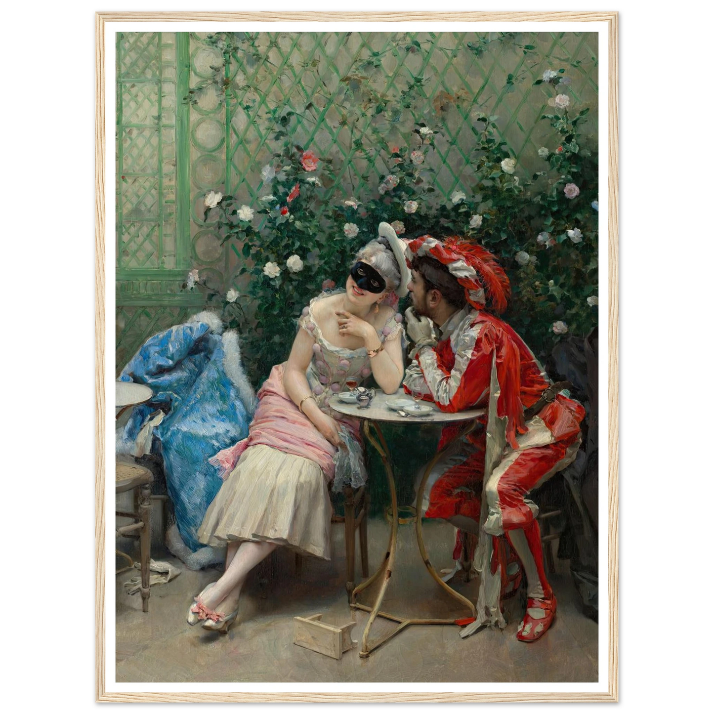 Masqueraders (1875–78) Art Print | Raimundo de Madrazo y Garreta-Quipham Collections
