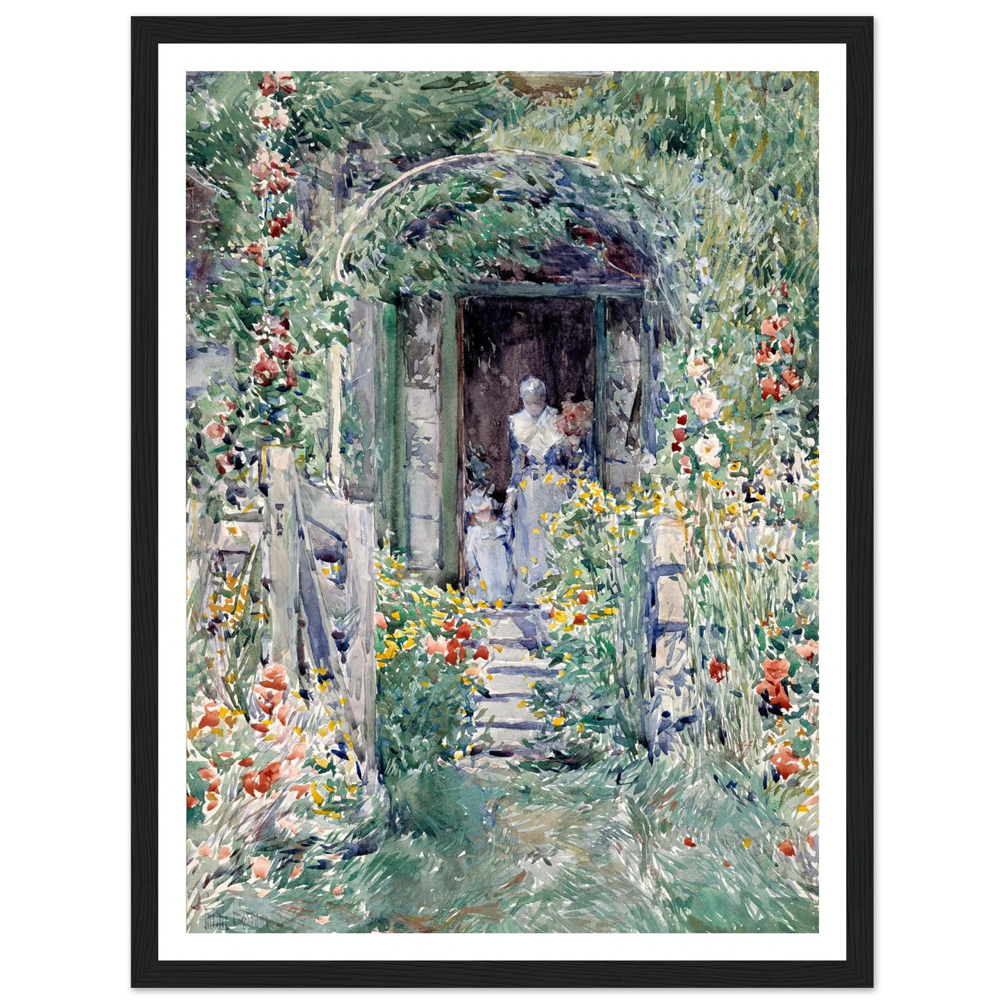 The Garden in Its Glory (1892) Art Print | Childe Hassam-Quipham Collections