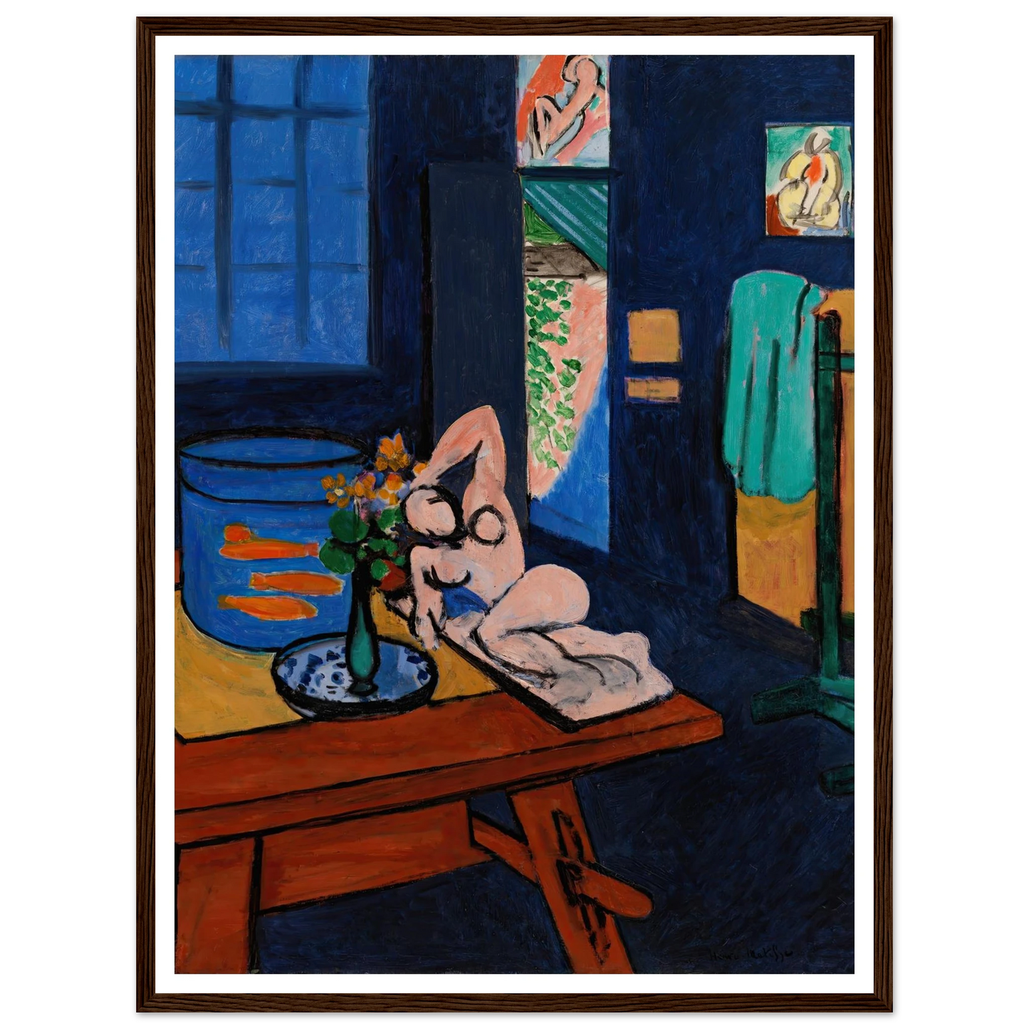 L’Atelier aux poissons rouges (1912) Art Print | Henri Matisse-Quipham Collections