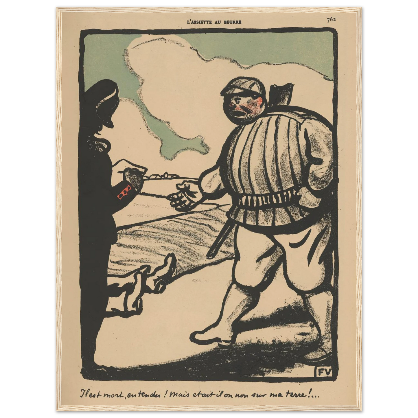 Il est mort, entendu ! (…) (1902) Art Print | Felix Vallotton-Quipham Collections