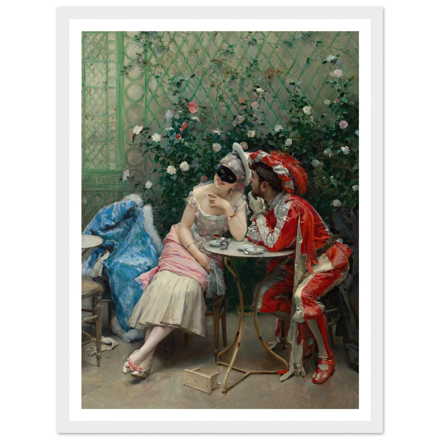 Masqueraders (1875–78) Art Print | Raimundo de Madrazo y Garreta-Quipham Collections