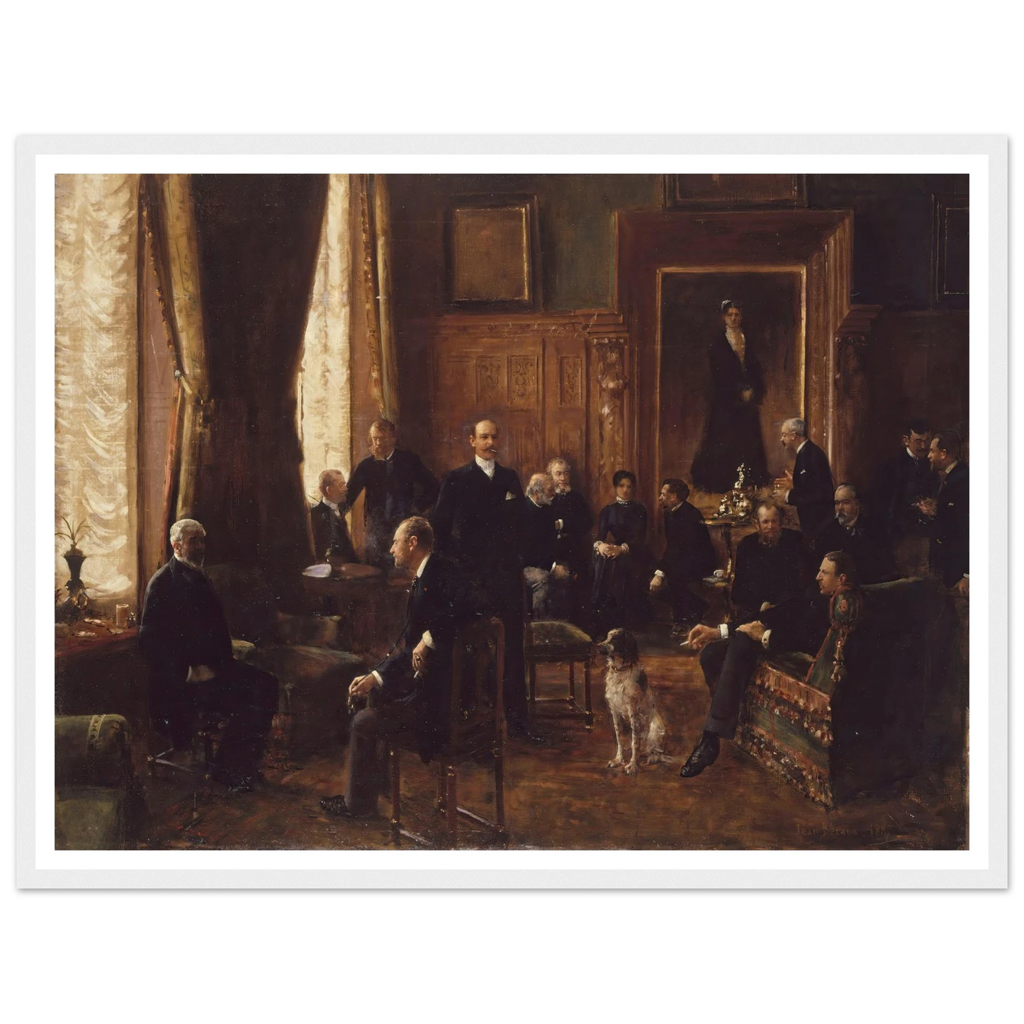 Le salon de la comtesse Potocka (1887) Art Print | Jean Beraud-Quipham Collections