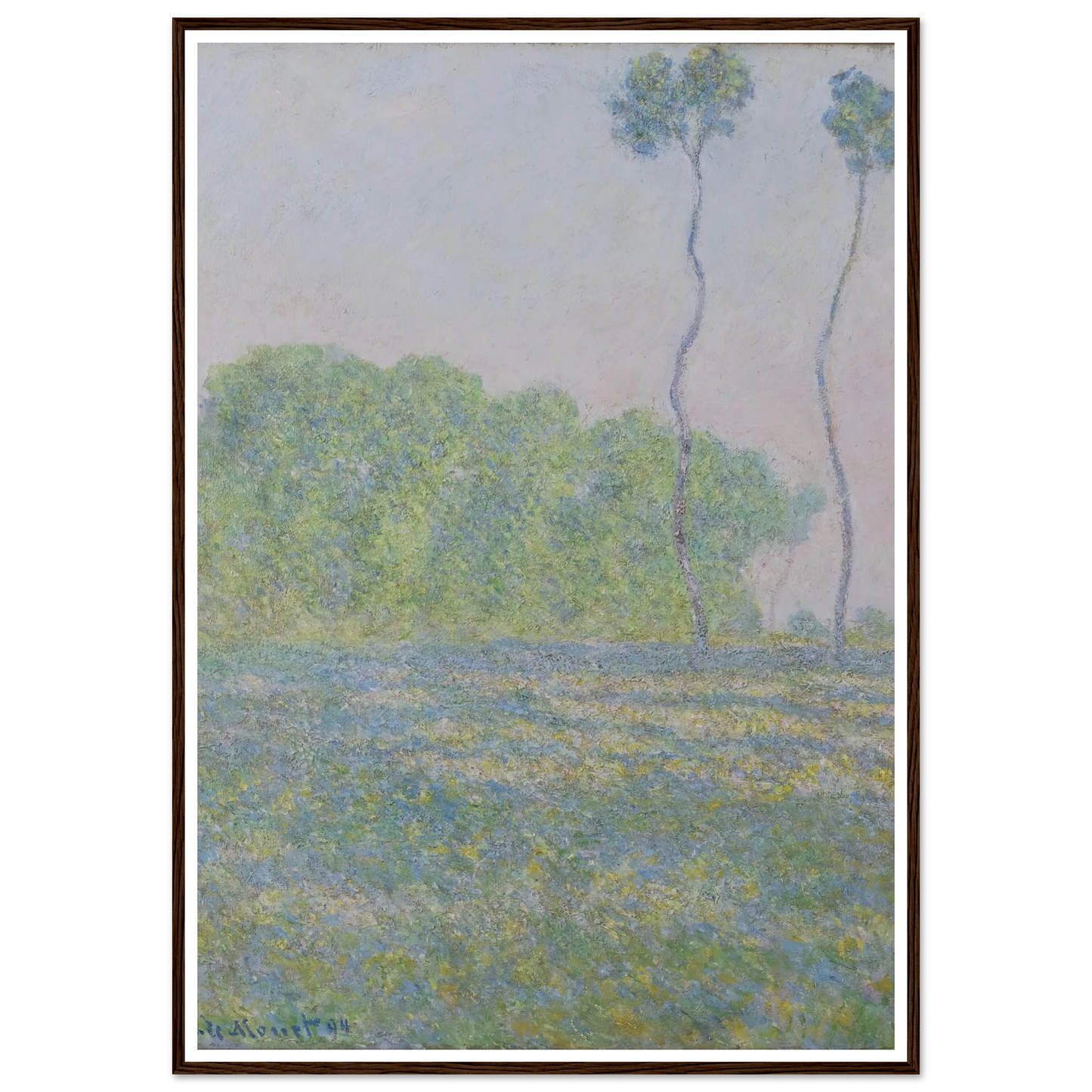 Meadow at Giverny (1894) Art Print | Claude Monet-Quipham Collections