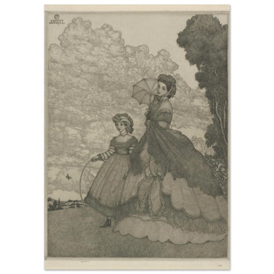 The Hilltop (circa 1912) Art Print | Ernest Haskell-Quipham Collections
