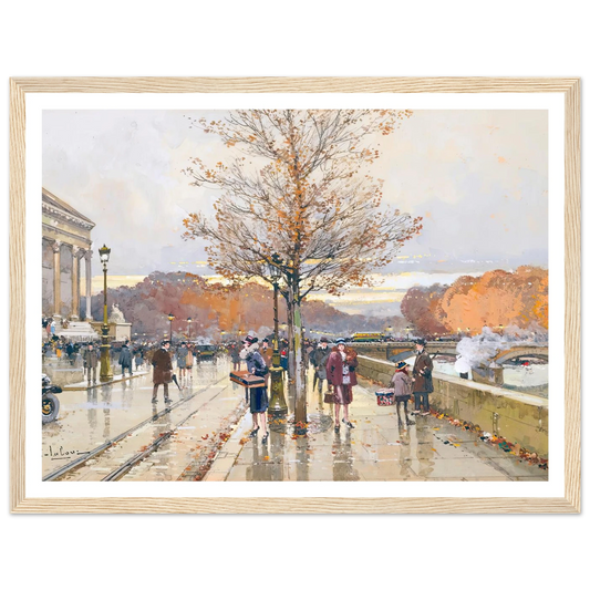 L’assemblée Nationale Et Le Pont De La Concorde Art Print | Eugene Galien Laloue-Quipham Collections