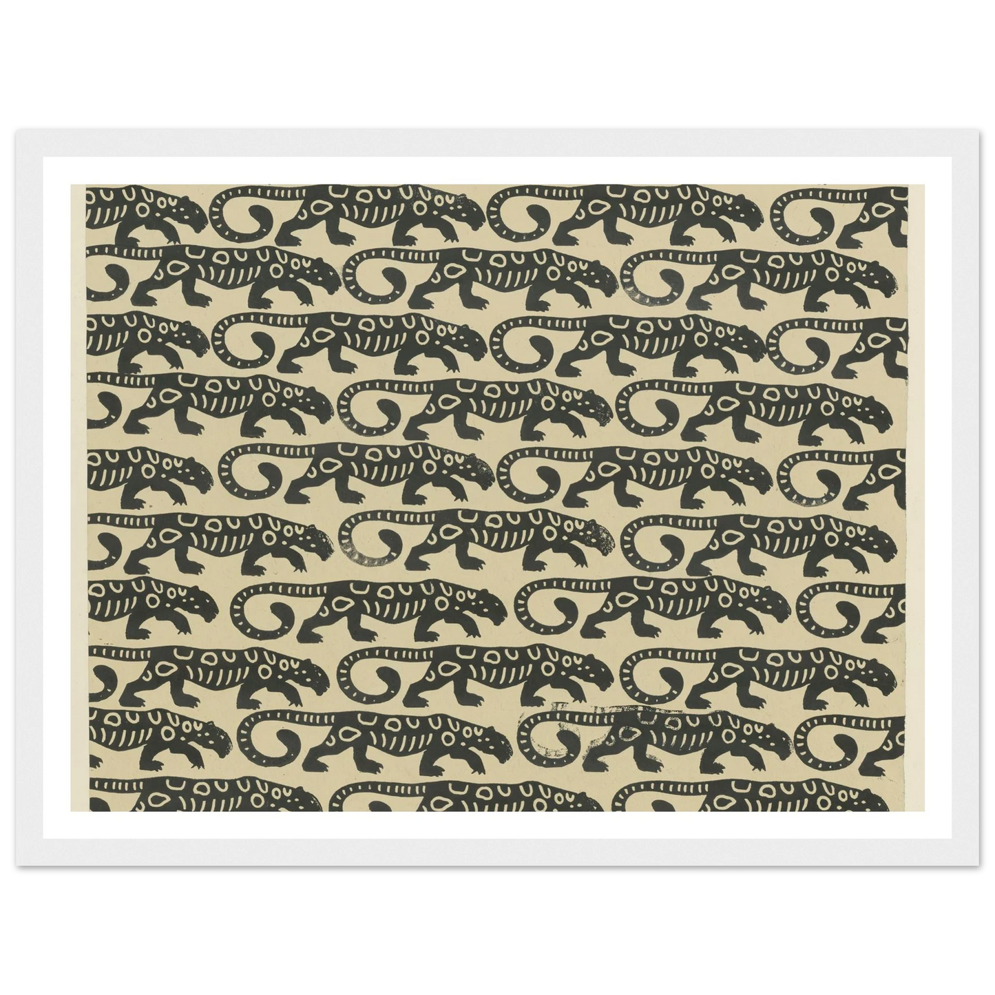 Buntpapier (Leoparden) (1902 - 1906) Art Print | Maria von Uchatius-Quipham Collections